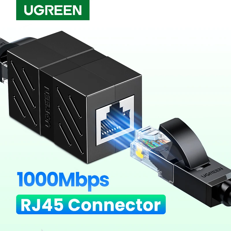 UGREEN RJ45 разъем сетевой Ethernet удлинитель для Cat7 Cat6 Cat5e Ethernet кабель адаптер Gigabit Female to Female