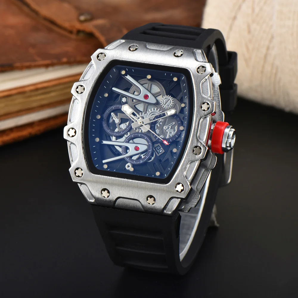 Новые часы с многослойным циферблатом Richard Wave Pattern, деловые ...