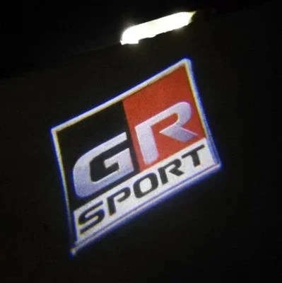 

GR SPORT Logo Light для Toyota GAZOO Гоночный автомобильный дверной светильник для Toyota AE86 GT86 Mark X Reiz GR SPORT Toyota Светодиодный световой светильник