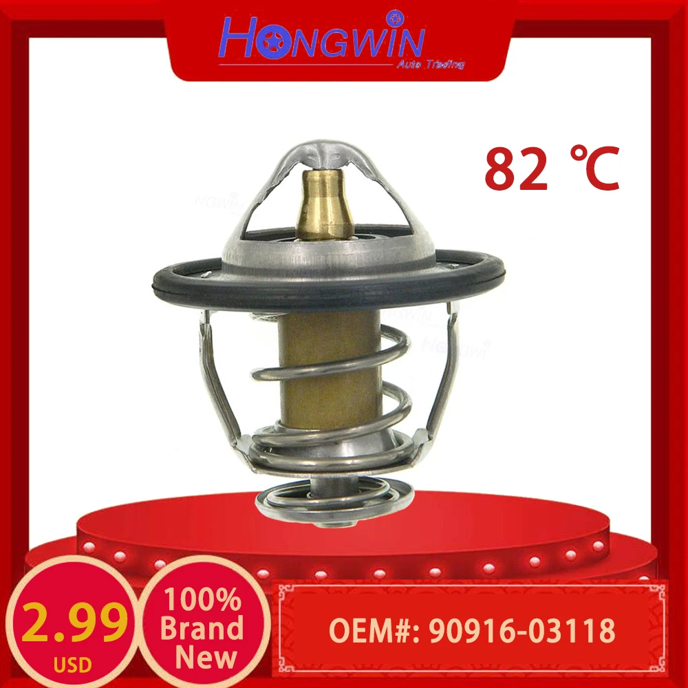 

90916-03118 термостат охлаждающей жидкости двигателя для Toyota 1KD 2KD 1KZ Diesel 4runner Land Cruiser 9091603118 16346-67010 90916-03097