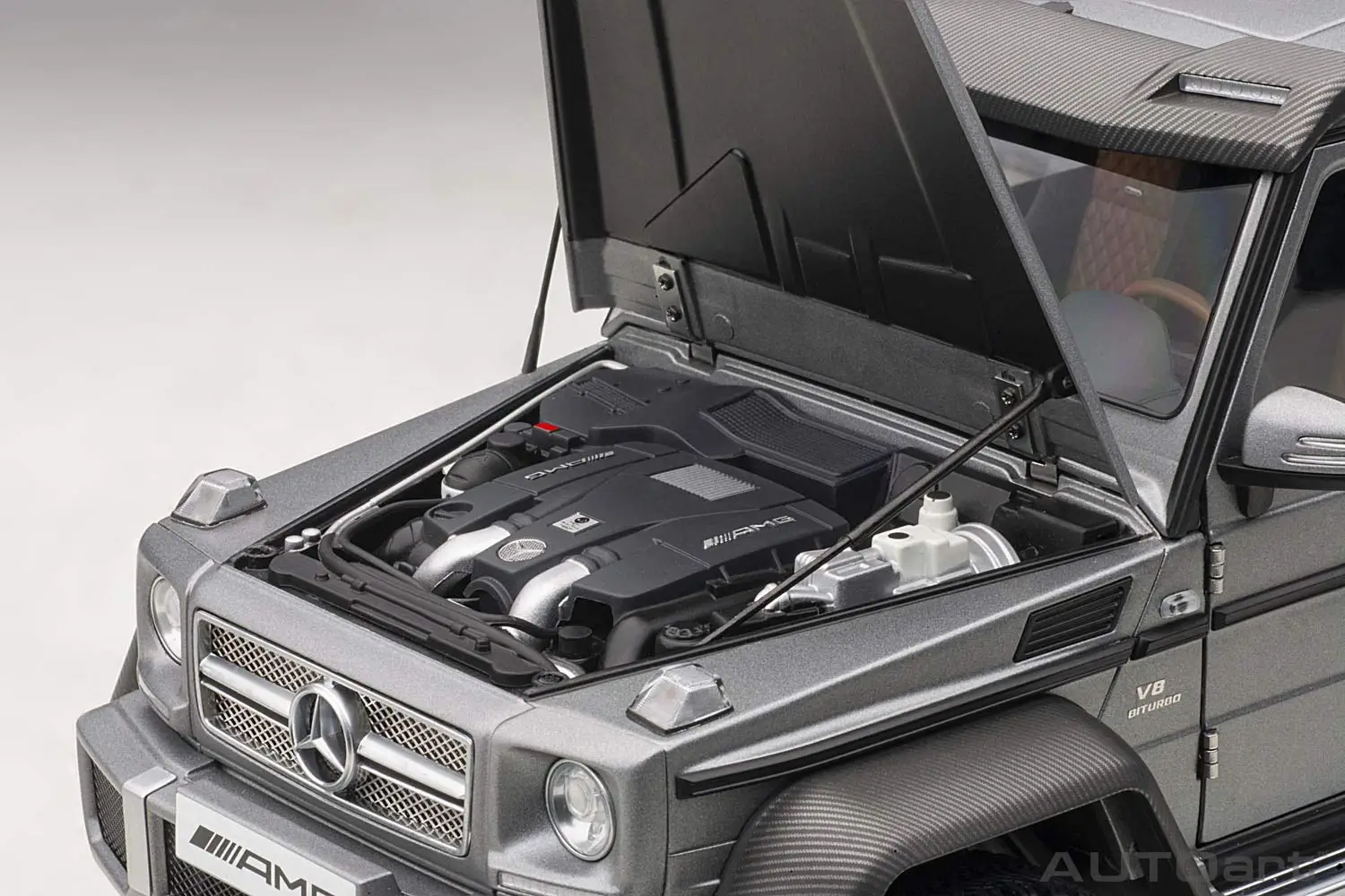 AUTOart 1/18 Mercedes-Benz G63 AMG 6X6 Матовый Серый металлик Готовое изделие 76308 |