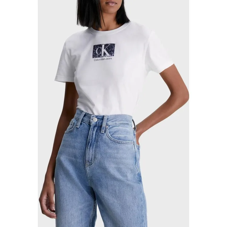 Calvin Klein Хлопковая футболка