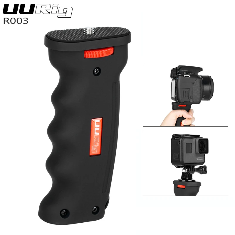 

UURig R003 Handheld Camera Pistol Grip Universal Handle Grip Holder Selfie Stick for iPhone X GoPro Hero 6/5 Canon DSLR Cameras