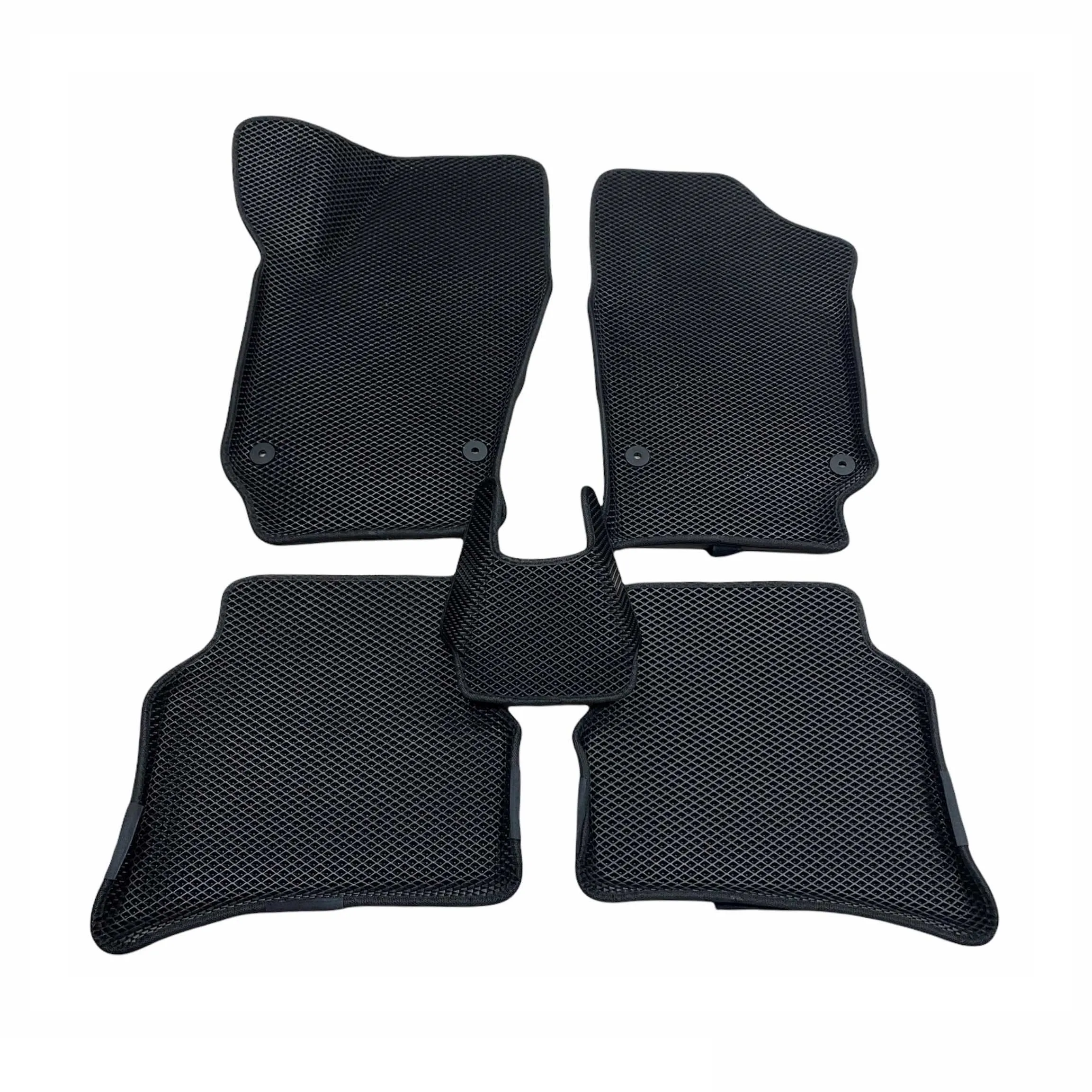 3d комплект ЭВА ковриков с бортами Volkswagen Polo 5 (2010-2020) EVA ЕВА ковры в авто аксессуары