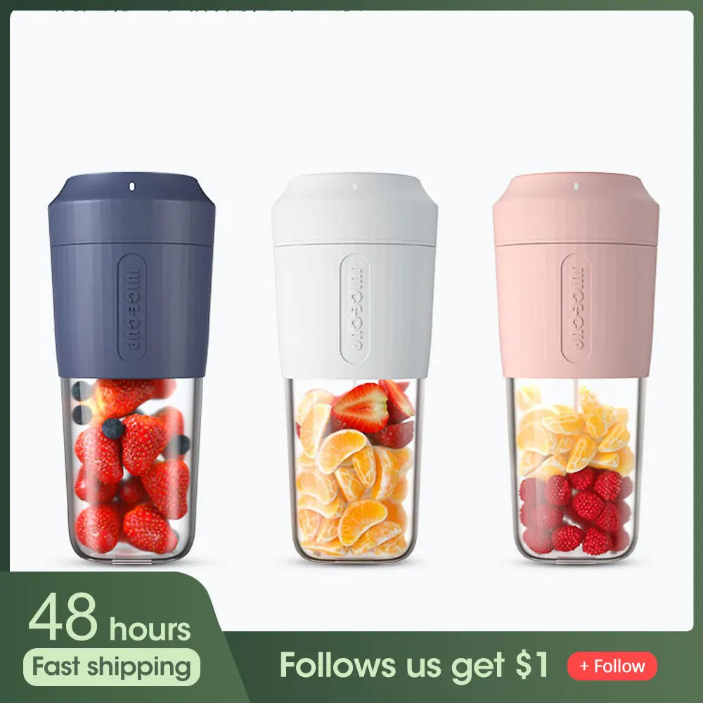 

Mini Electric Blender Cup 3000mAh Battery Fruit Juicer Citrus Lemon Juicer Extractor Machine Portable Mixer Mug Smoothie Blender