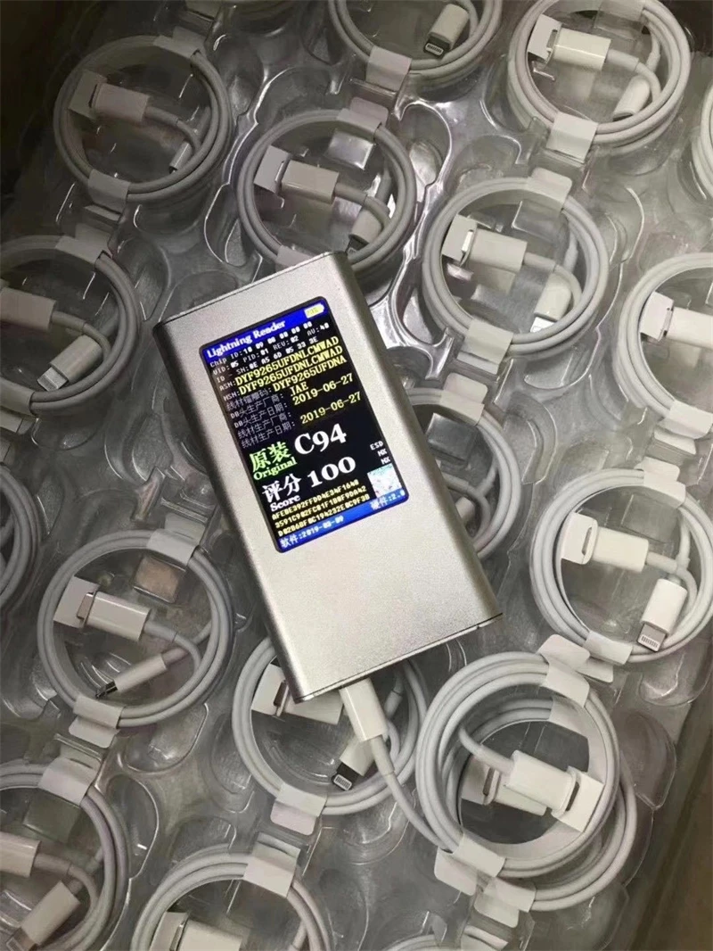 Tanie 10 Sztuk/partii Oryginalny Foxconn C94 Chip Usb C Kabel 1m 2m Szybki Typ ładowania Dla IPhone 13 12 11 Pro Max XS XR X 8 Plus