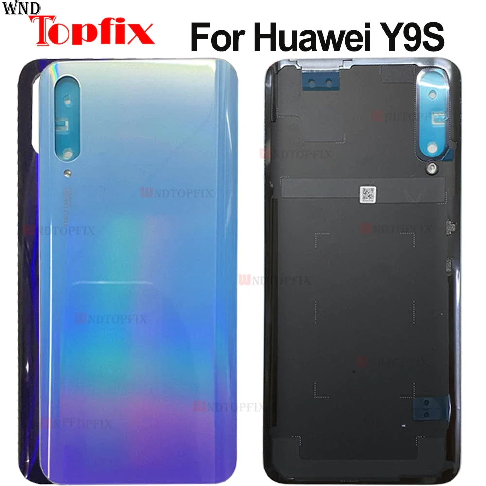 Новая задняя крышка батарейного отсека для Huawei Y9s P smart Pro 2019 Задняя стеклянная |