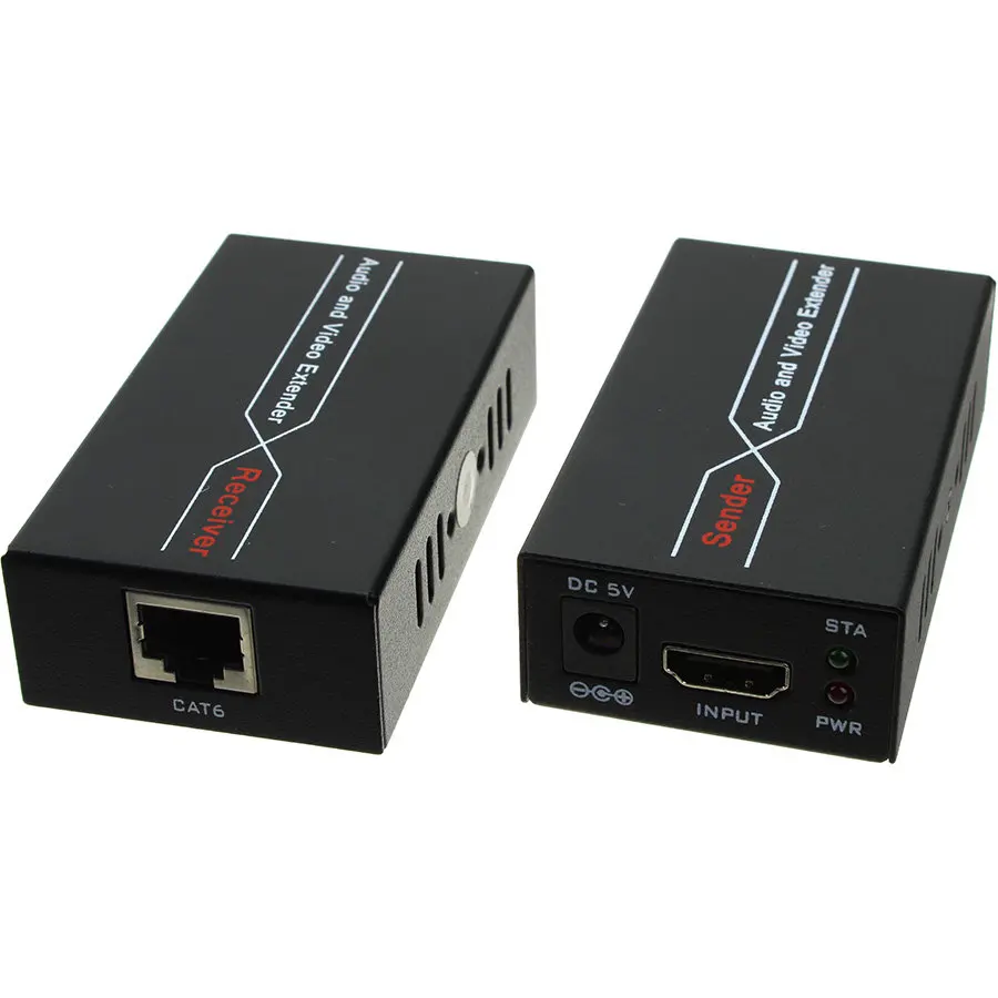 Удлинитель HDMI по витой паре RJ45(8P8C) до 60м
