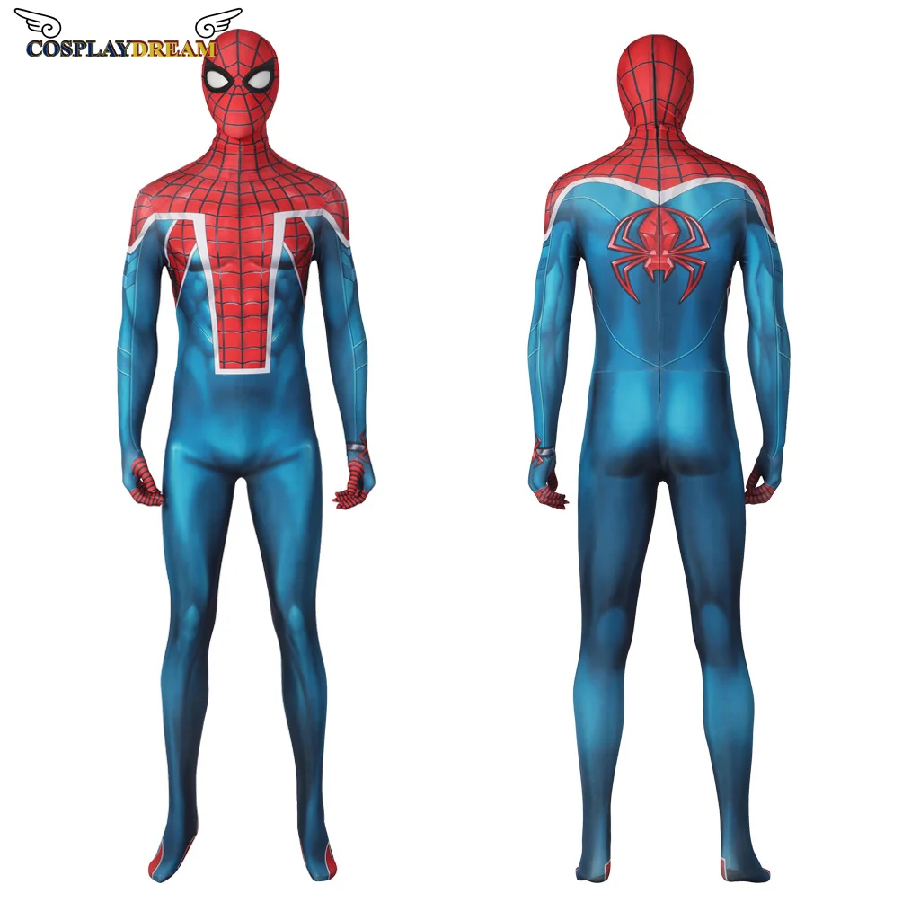 

Spider PS5 Superhero Cosplay Spider costume Suit 3D Printing Jumpsuit Hero Zentai with Mask Fancy Halloween men's Bodysuit