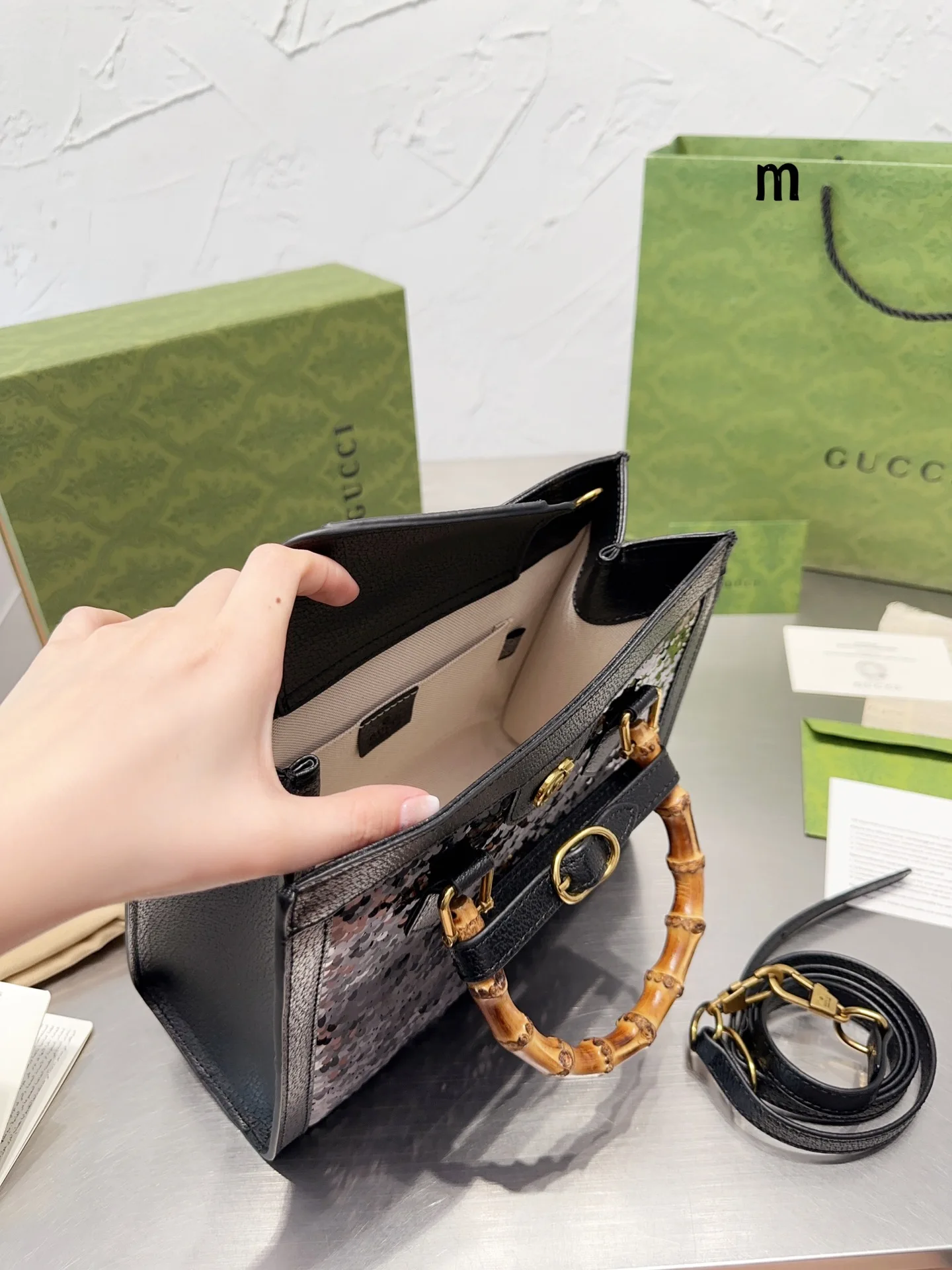 в стиле GUCCI новая женская сумка кошелек через плечо сумка-мессенджер подмышками