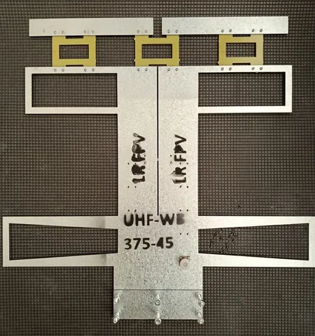 Антенна  LR FPV UHF-WB 375-45. Широкополосная 290-460МГц 500 Ватт