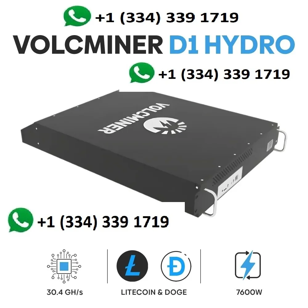 С. ИДЕАЛЬНАЯ ПРЕДЛОЖЕНИЕ КУПИТЬ 2 ПОЛУЧИ 1 Бесплатный Volcminer D1 Hydro 30 4 ГГц/с 7600 Вт Litecoin