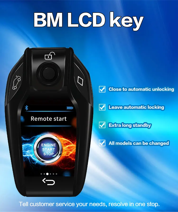 CARDOT LCD ключ версия Универсальный умный дистанционный Автомобильный для BMW Benz Audi