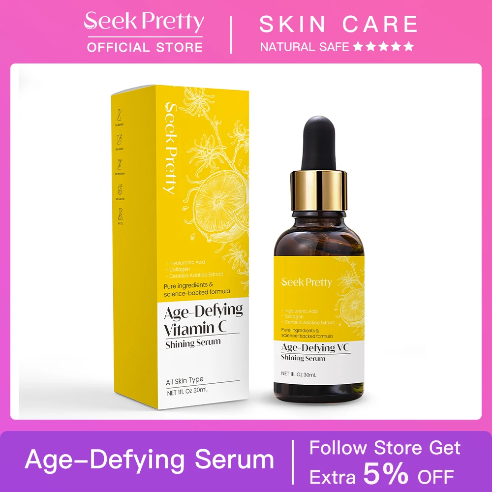 

Vitamin C Serum Face Glowing Dark Spot Remover Skincare Moisturizer Wrinkle Remove Anti Aging Facial Serum Korean Cosmetics