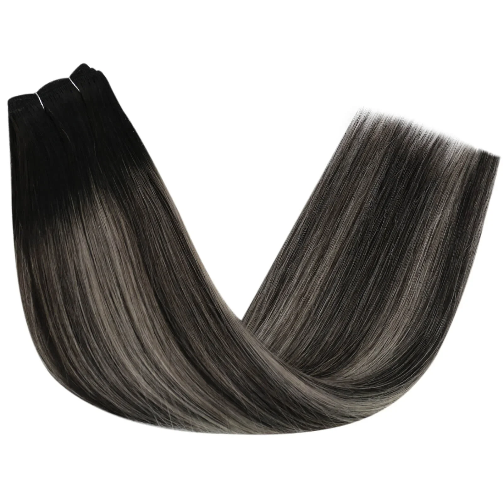 LaaVoo Virgin Weft Наращивание человеческих волос 50 г и 100 16-24 дюйма 100% настоящие прямые