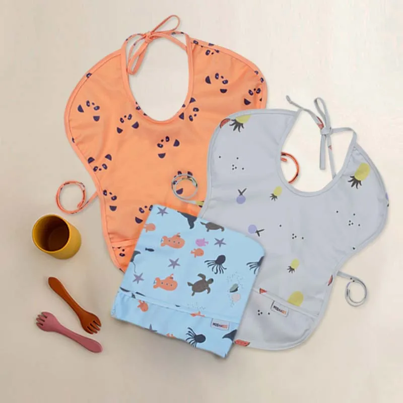 

Modakids High Quality Baby Bib With Soft Liquid Proof Fabric Featured Daily Use New Feeding Starter Bibs Models