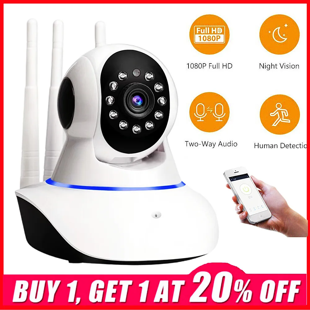 

VESAFE D011 1080P WiFi AP Desktop Camera Wireless Smart Life APP Remote Control IP 360 Panoramic PTZ USB Cloud SD TF Storage Cam