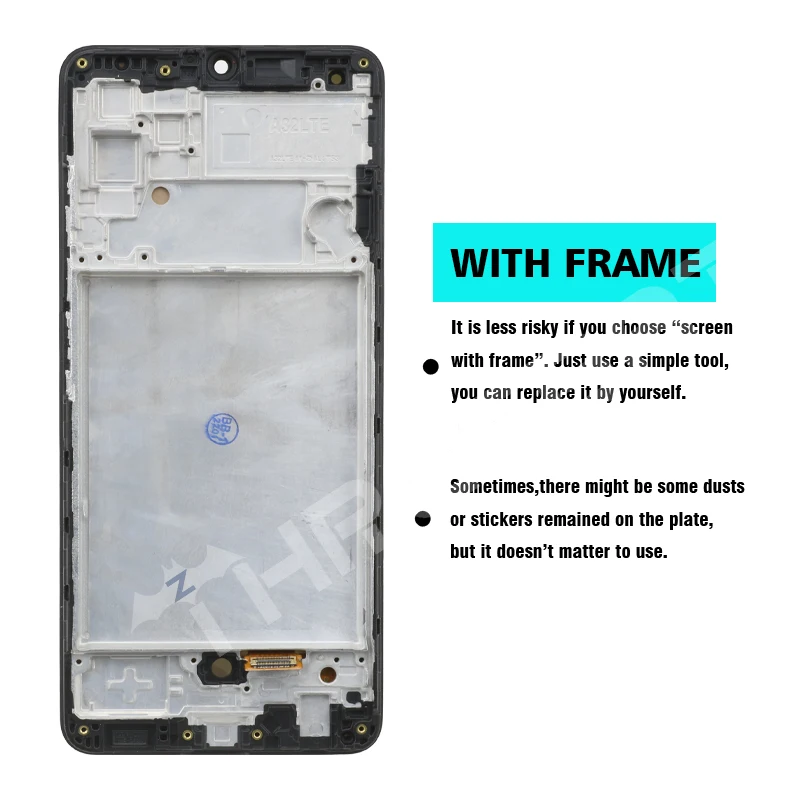 Новый OLED дисплей оригинального размера для Samsung Galaxy A32 4G A325 A325F SM-A325M/DS ЖК-дисплей с