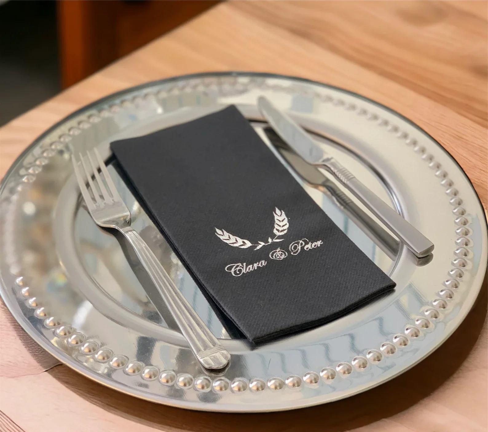 50 шт. салфетки для ужина льняные одноразовые помолвки на заказ впитывающие Sevice