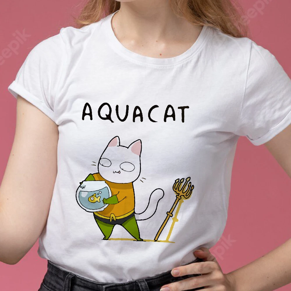 

Harajuku T-shirts Summer Men/Women Hip Hop Gothic Funny Print cat Tshirt Streetwear t shirt Short Sleeve Tee Top