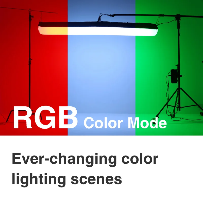 Внешний аккумулятор 360 Вт регулируемый гибкий надувной RGB софтбокс для фото-и