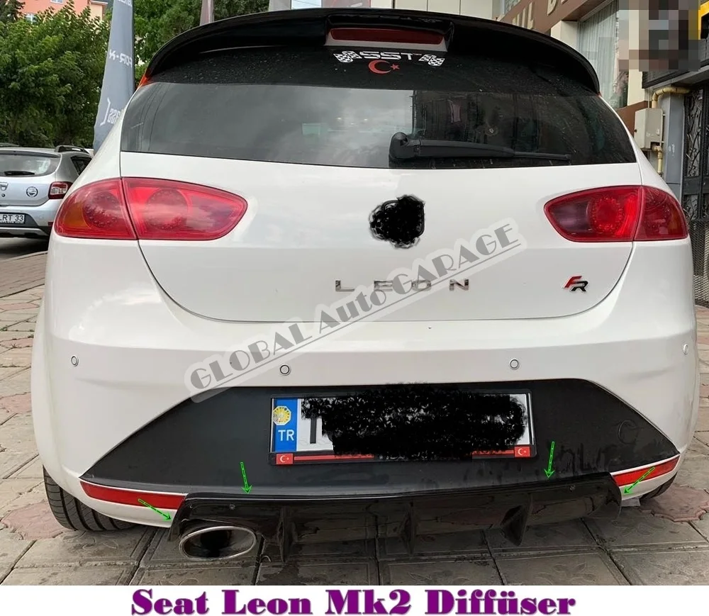 

Удлинитель заднего бампера для Seat Leon Mk2 2006 2007 2008 2009 2010 2011 2012