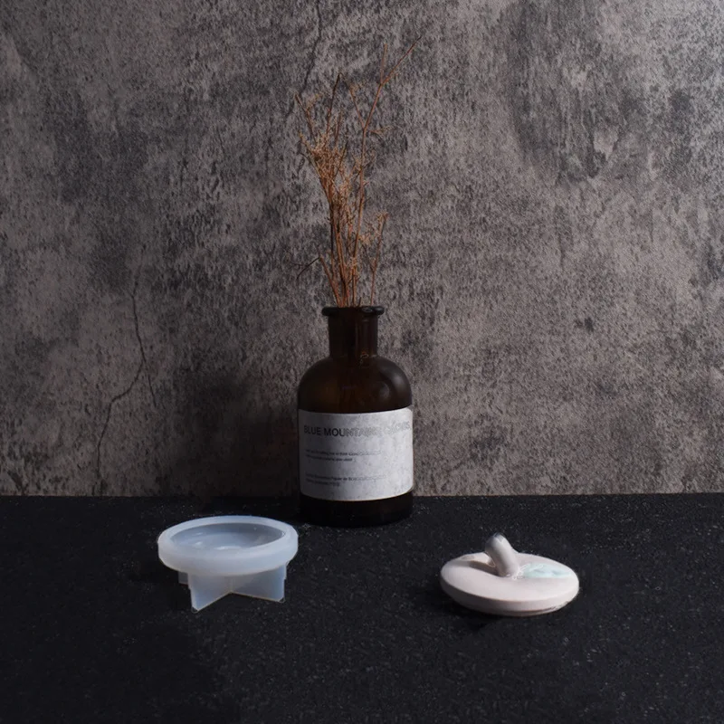 Гипсовая Магнитная деталь с крышкой форма для эпоксидной смолы Цементный Ящик