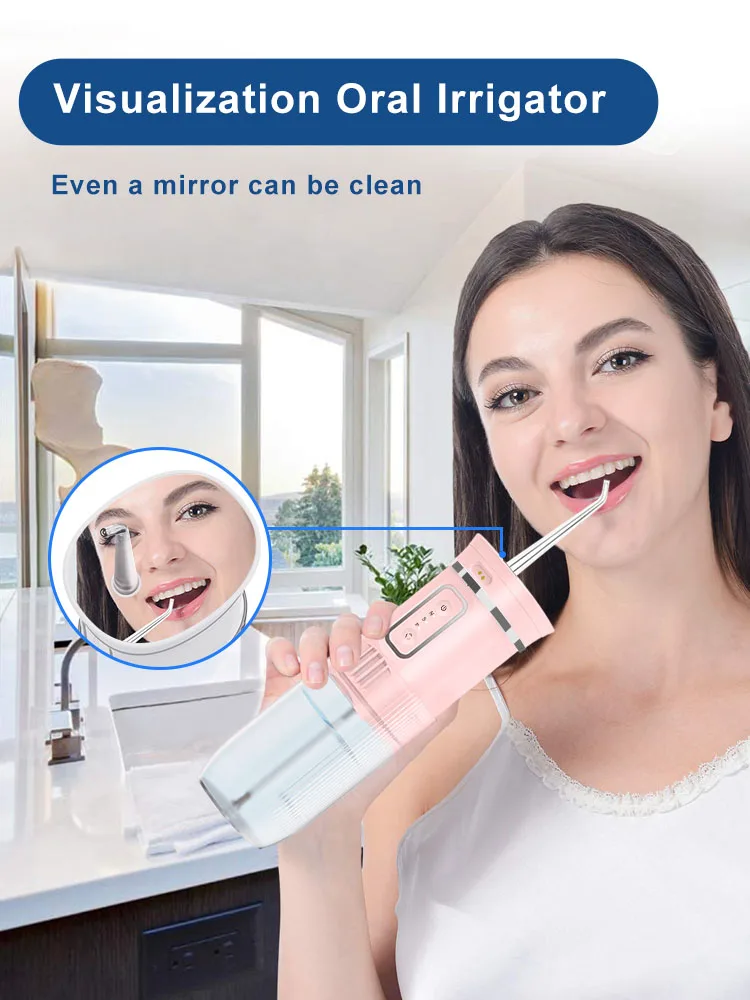Визуальная портативная беспроводная машина для чистки зубов дорожный ирригатор