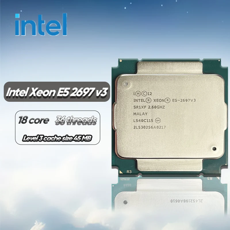 

Intel Xeon E5-2697 v3 E5 2697 v3 E5 2697v3 2.6 GHz Fourteen Cores Twenty-eight Threads 35M 145W 22nm CPU Processor LGA 2011-3