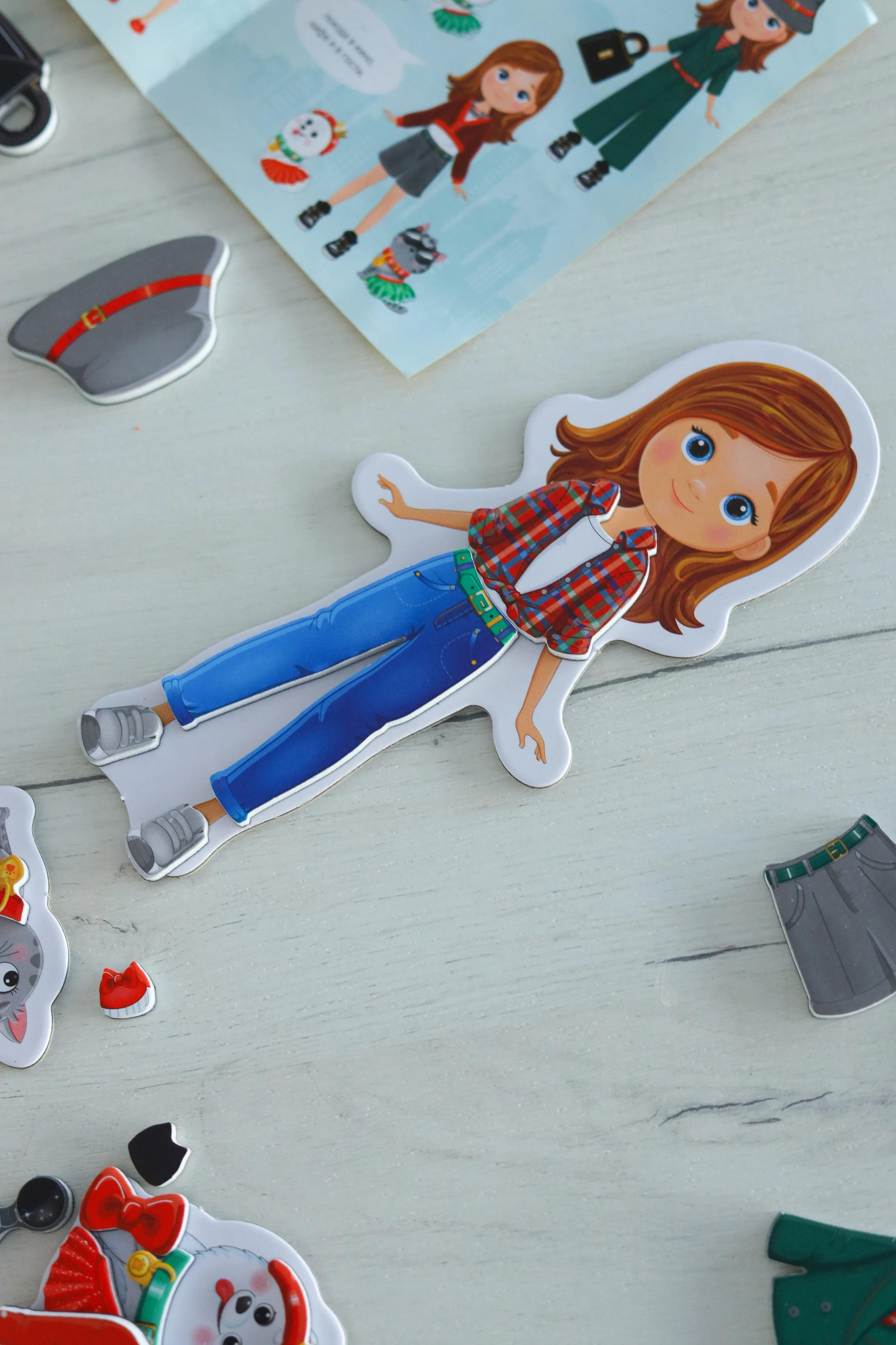 Магнитная Игра Одень Куклу Сказочное Ателье Купить