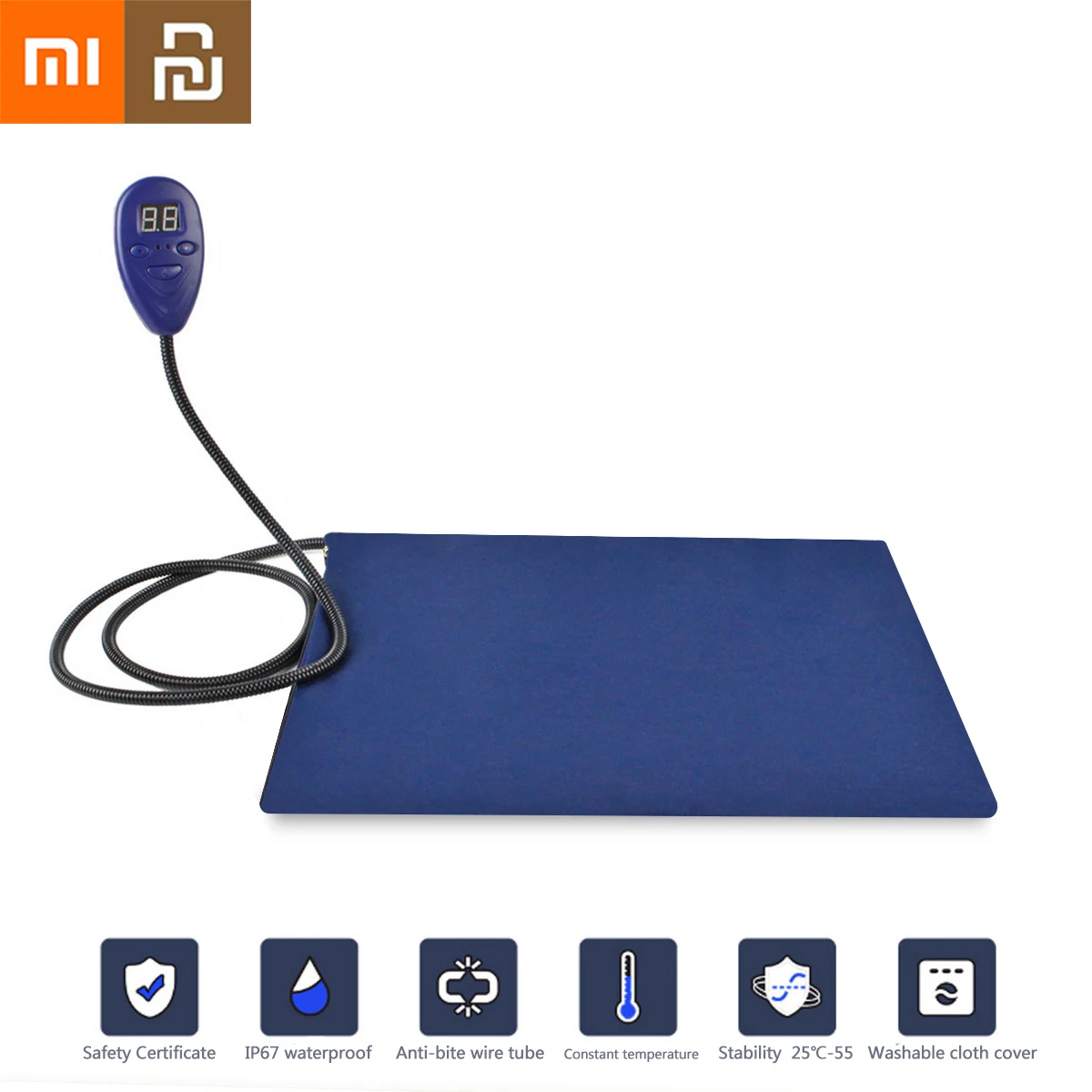 

Электрическое одеяло Xiaomi Youpin для домашних животных, водонепроницаемый термостатический нагреватель, защита от царапин, нагревательный ков...