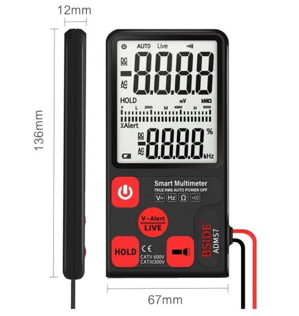 Мультиметр Bside ADMS7