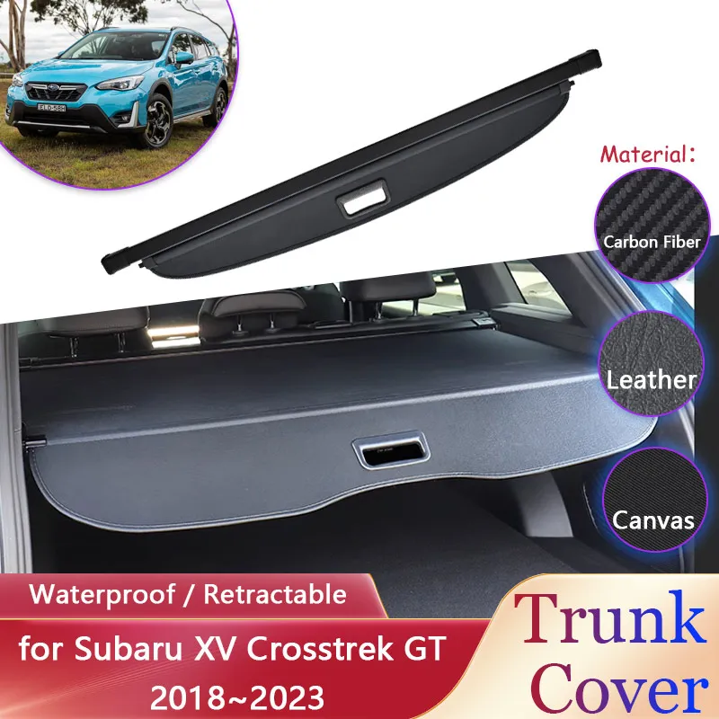 Автомобильная занавеска для багажника Subaru XV Crosstrek GT 2018 ~ 2023 2019 2020 2021 2022