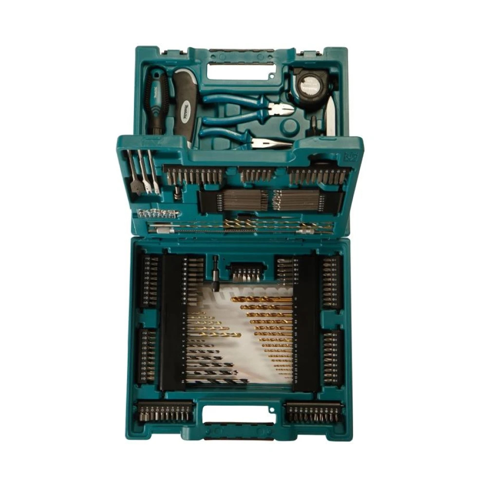 Наборы инструментов 200 предметов. Makita d-37194. набор инструмента makita d-37194 200шт. набор сверл макита 200 предметов.