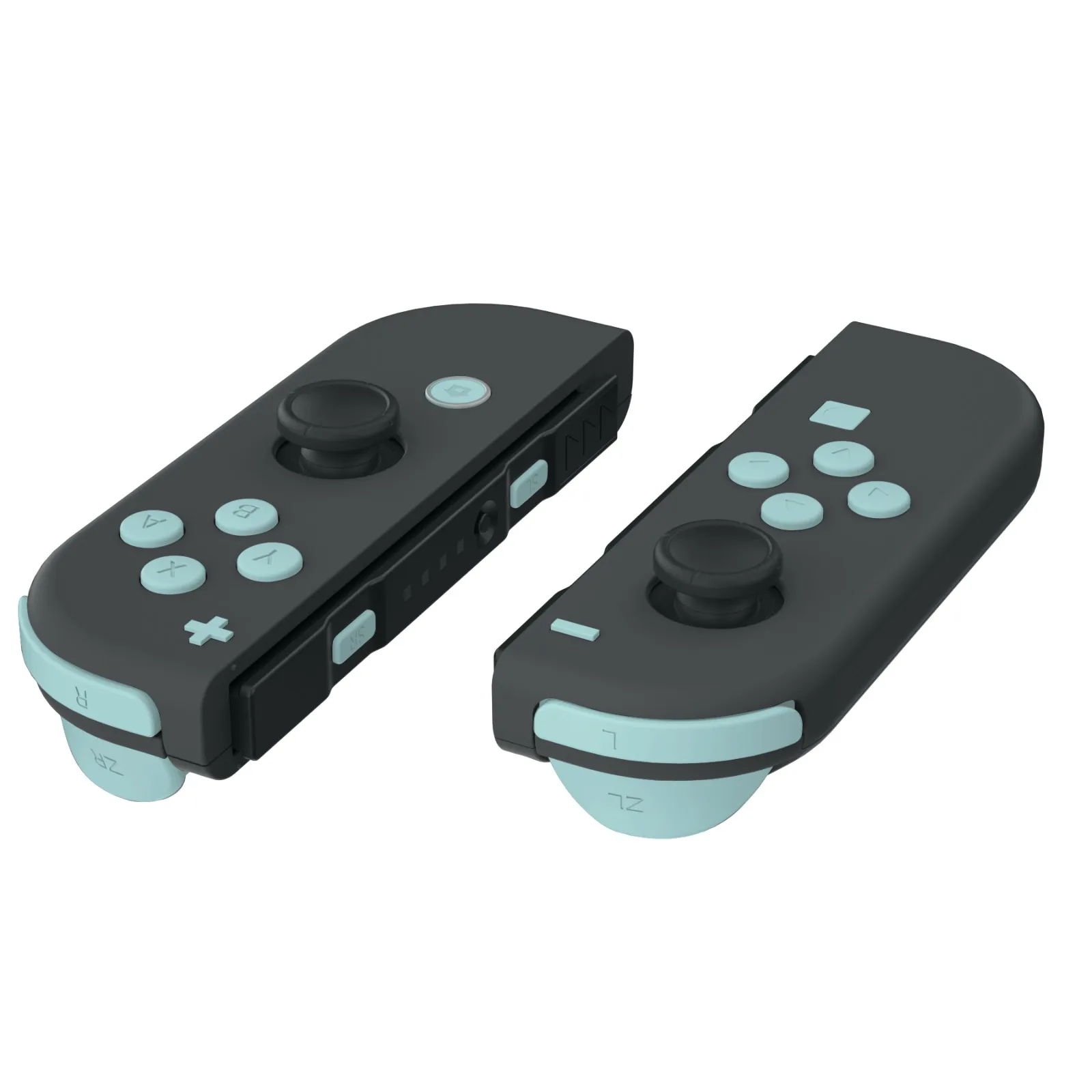 

eXtremeRate Light Cyan ABXY Direction Keys SR SL L R ZR ZL Trigger Full Set Buttons with Tools for NS Switch & OLED JoyCon