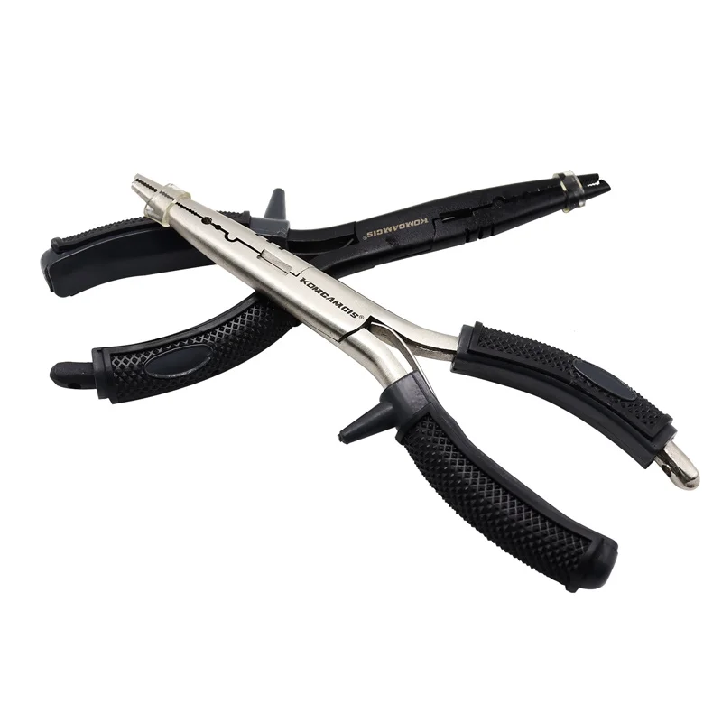 

Outdoor Pesca Accesorios Portable Fishing Hook Pliers Portable Disgorger Squeeze Stainless Steel Decoupling Device Remover Tool