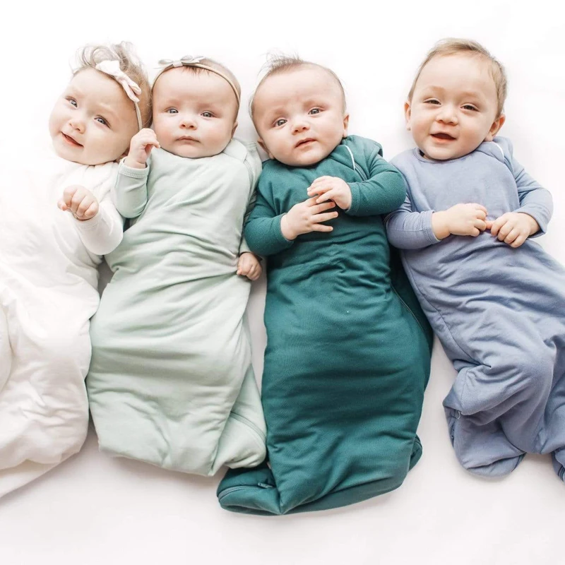 

Baby Infant Newborn Clothes Bamboo Organic 1.0 Tog Sleeping Bag 0-6M 6-18M 18-36M for Baby Zipper Sleep Sack