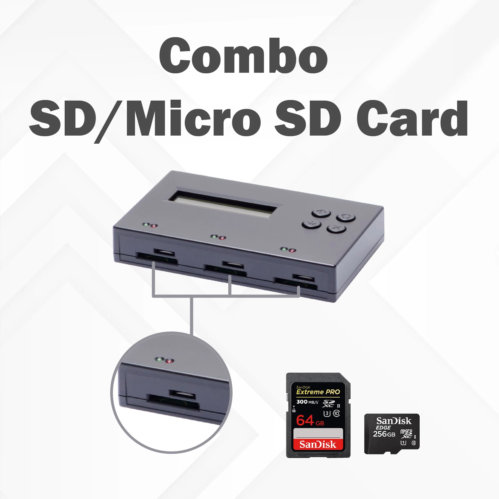Фото U-Reach SD312N от 1 до 2 карт памяти Micro SD комбинированный Дубликатор копировальная система Raspberry Pi Резервное копирование №4