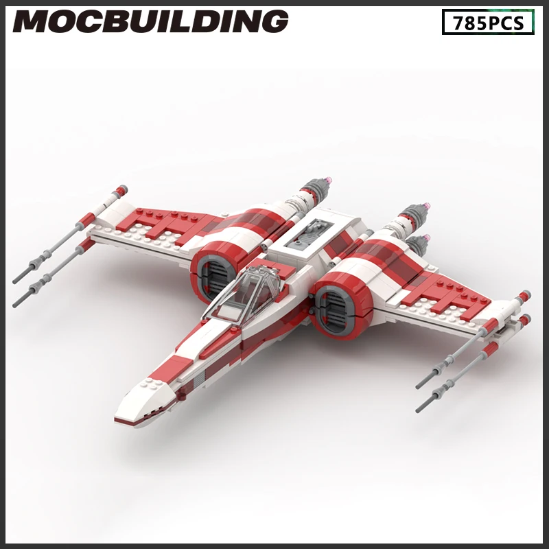 

Конструктор Moc X - Wing Starfighter, модифицированная модель, детские игрушки «сделай сам», серия боевиков космического корабля Rebel Alliance, день рожден...