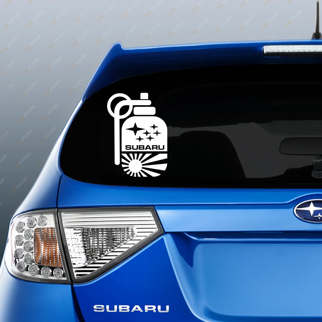 Наклейка на авто для SUBARU - JDM граната SUBARU! виниловая наклейка стикер Граната