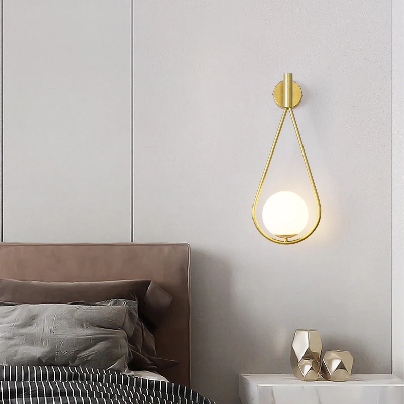 

Glass LED Modern Wall Lamp Light Fixture for Bedside Bedroom Living Room Aisle TV Wall Nordic Butterfly Home Decoration Indoor
