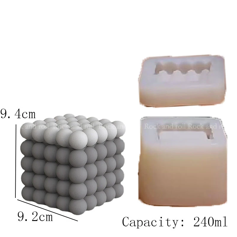 Силиконовая форма для свечей банка с крышкой контейнер Ароматических Свечей
