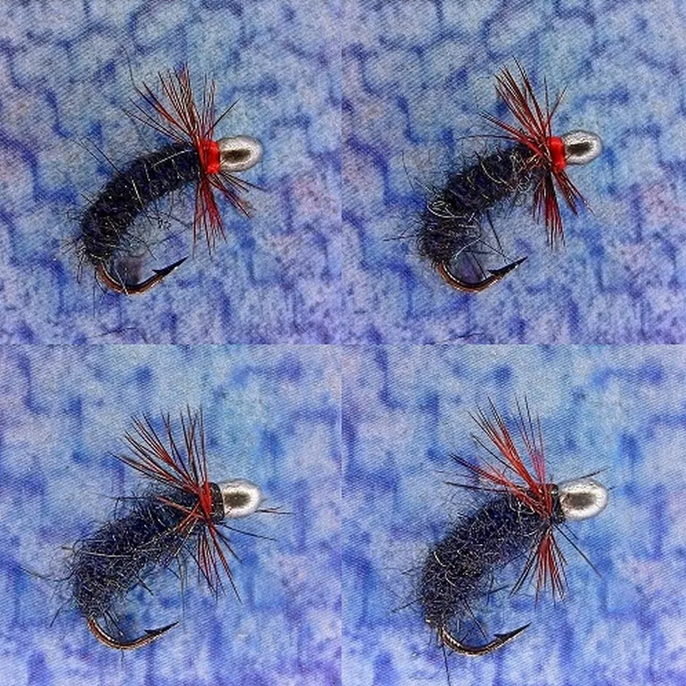 16 шт. Мушки на крючке SCUD № 12 Артикул ГМ – 106