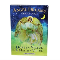 high quality angel dreams oracle cards and pdf guidebook board deck games divination tarot cards for beginners