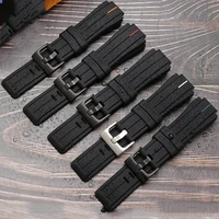 for timex watch strap t2n720 t2n721 tw2t76300 16mm silicone rubber watchband wristband bracelet waterproof band convex interface