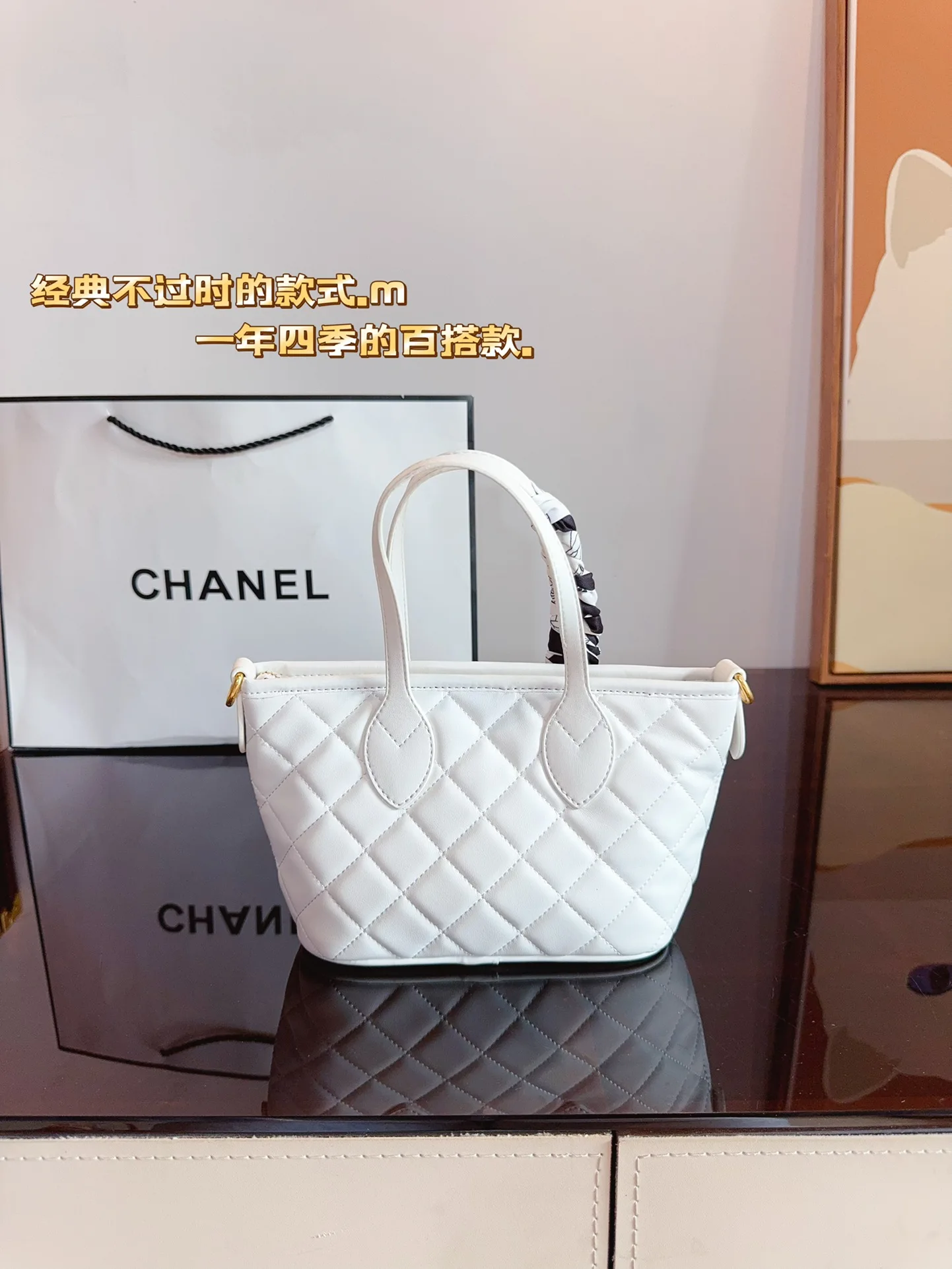 Сумки на плечо Chanel Женская новая сумка высокое качество через Кожаная мода