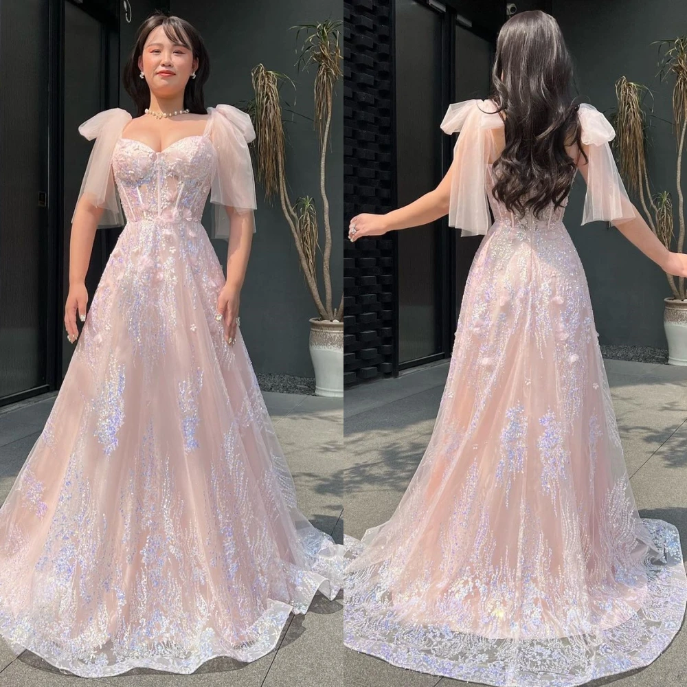 

Prom Dresses Exquisite Elegant Sweetheart Tulle Formal Occasion Gown vestidos para boda mujer invitada robe de cocktail femme