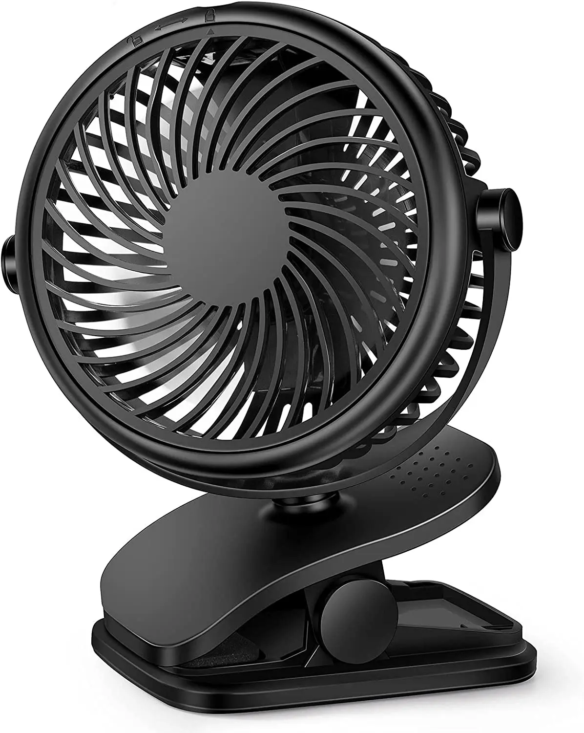 

4 Inch Stroller Fan Clip On Fan Portable Desk Fan with 3 Speed 360° Rotate Desktop Fan Home Office Baby Stroller Fan