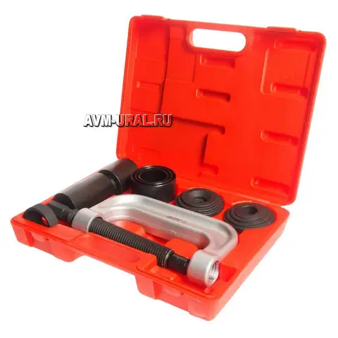 JTC Набор съемников шаровых опор струбцина 165мм, адаптеры