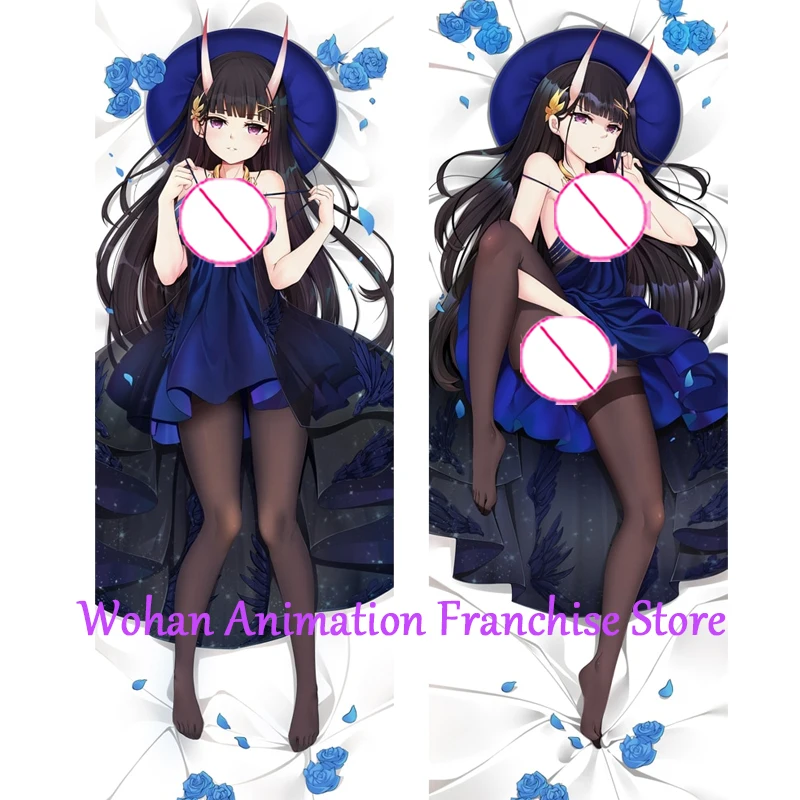 Подушка Dakimakura в стиле аниме Чехол на подушку с рисунком под дерево цвет морской